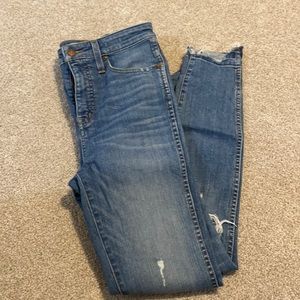 Madewell curvy high rise skinny Jean